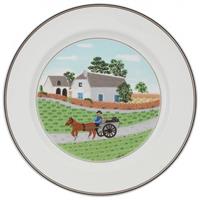 Villeroy & Boch Design Naif Serie Design Naif Speiseteller Bauer 27 cm (mehrfarbig)