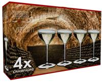 Riedel Vinum Vinum Champagner Weinglas 4er Set (klar)