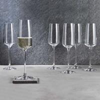 Butlers WINE & DINE Champagnerflöte 250 ml   6er-Set transparent