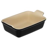 Le Creuset Auflaufform Tradition Steinzeug Schwarz 19cm