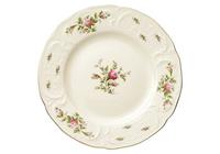 Rosenthal Speiseteller Sanssouci Elfenbein Moosrose neu Poliergold Ramona