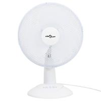 VidaXL Tischventilator 3 Geschwindigkeiten 30 cm 40 W  Weiß