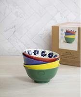 Kitchencraft Schüsseln, Schalen & Platten Bowl Colourful Pattern 15 cm Set4