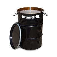 DrumGrill Small 60 Liter Barbecue, vuurkorf en statafel in één