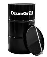 DrumGrill Medium 120 Liter Barbecue, vuurkorf en statafel in één