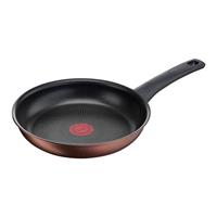 Tefal Bratpfanne Resource Bratpfanne, Aluminium, (1 tlg.), Titanium Pro Antihaft-Beschichtung, Thermo-Signal-Temperaturanzeiger, induktionsgeeignet