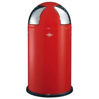 WESCO Push Two Mülleimer 50,0 l rot