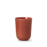 lyngbyporcelæn Lyngby Porcelæn - Rhombe Mug 33 cl - Terracotta (201963)