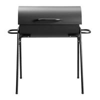 Leen Bakker Barbecue Brasilia - zwart metaal - 89x63x33 cm