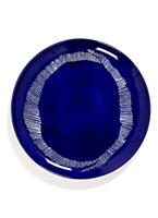 Serax FEAST Lapis Lazuli Swirl-Stripes L dinerbord 26,5 cm