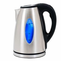 Deuba LED Wasserkocher 1,7 L Edelstahl Glas 2200 W BPA Frei Kabellos Kalkfilter Überhitzungsschutz Teekocher Teekessel 3