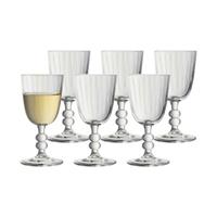 BOHEMIA Selection NEW ENGLAND Weißweinkelch Weinglas 205 ml 6er Set Weißweingläser transparent