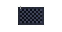 Knit Factory Placemat Block - Zwart/Jeans - 50x30 cm