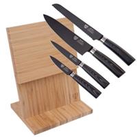 GRÄWE Messerhalter mit Messerset KURO BAMBOO / KURO schwarz
