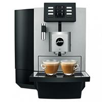 Jura X8 Professional Kaffee-Vollautomat platin Produkt-Highlights: 2,8 Zoll großes TFT-Farbdisplay6 große, frontal angeordnete Direktwahl- sowie 2 NavigationstastenEinfachste Bedienung u