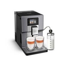 Krups EA875E Intuition Preference+ Kaffee-Vollautomat silber/chrome  EA875. Produkttyp: Espressomaschine, Kaffeezubereitungstyp: Halbautomatisch, Fassungsvermögen Wassertank: 3 l, Kaffee-Ei