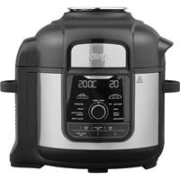 NINJA Multi-cooker OP500EU Snelkoken, hetelucht-frituren, slowcooking, grillen, bakken, braden, stomen, drogen, inhoud 7,5 L