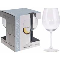 16x Wijnglazen Transparant Set 430 Ml - 16-delig - Wijnglas/drinkglazen