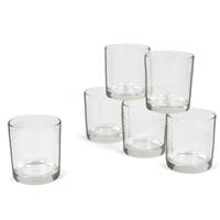 24x Stuks Waterglazen Transparant 240 Ml - Glazen - Drinkglas/waterglas/tumblerglas