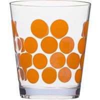 Zak!designs Drinkbeker Dot Dot 420 Ml Oranje/transparant