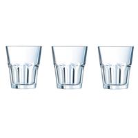 6x Stuks Tumbler Waterglazen/drinkglazen Transparant 200 Ml - Glazen - Drinkglas/waterglas/sapglas
