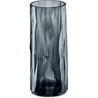 KOZIOL Longdrinkglas »Club M Transparent Grey«, Kunststoff
