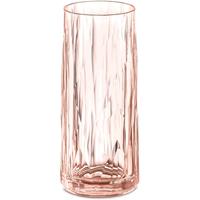 KOZIOL Longdrinkglas »Club No. 3 Transparent Rose Quartz 250 ml«, Kunststoff