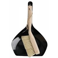naturalelements Natural Elements - KitchenCraft Ecological Brush and Dustpan of Wood of Beech and 100% Recyclable Plastic 33 x 21.5cm