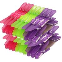 72x Gekleurde Wasgoedknijpers - Plastic Sorbo Wasgoedknijpers - Knijpers/wasspelden Voor Wasgoed 72 Stuks