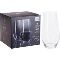 8x Tumbler Grote Waterglazen/drinkglazen - 580 Ml - Luxe Drinkglazen - Kristal Glas - Glazen Voor Frisdrank/water
