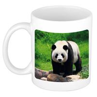 Dieren Grote Panda Foto Mok 300 Ml - Cadeau Beker / Mok Pandaberen Liefhebber