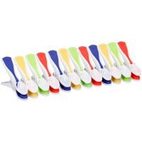 Gekleurde Wasknijpertjes 48 Stuks - Plastic Knijpers / Wasspelden