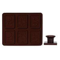 Patisse Kekse-kit Schokolade 20 X 14 Cm Silikonbraun 2-teilig