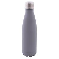 Doppelwandige Point-Virgule Isolierflasche aus Edelstahl zementgrau 500ml