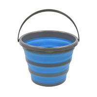 Proplus Opvouwbare Emmer Siliconen/kunststof 10 Liter Blauw