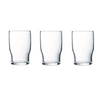 12x Stuks Waterglazen/drinkglazen Transparant 220 Ml - Glazen - Drinkglas/waterglas/sapglas