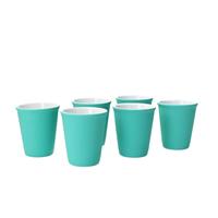 Pt Espresso Kopje Set 6 Stuks Zeegroen