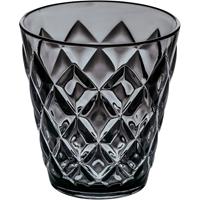 Koziol Crystal S, Becher, Trinkbecher, Trinkglas, 200ml, Transparent Anthrazit, 3545540