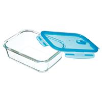 Pure Seal - Glas-Lunchbox, ofenfest, 350 ml, vakuumversiegelt, Glas, klar, 1 l (1.75 Pint) - Kitchencraft