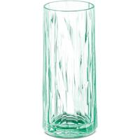 KOZIOL Longdrinkglas »Club No. 3 Transparent Jade 250ml«, Kunststoff