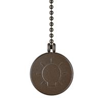 Westinghouse Glühbirnen-Medaillon Zugkette bronze