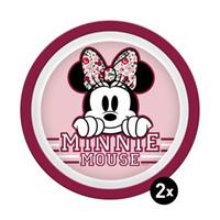 GEDA Teller Minnie Kids 2er Set 21,5cm Kinderteller bunt