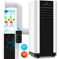 homedeluxe Mobile Klimaanlage mokli xl - 9000 BTU/h (2.600 Watt) - Mobiles Klimagerät mit 5in1 System: kühlen, heizen, entfeuchten, lüften, Schlafmodus - inkl.