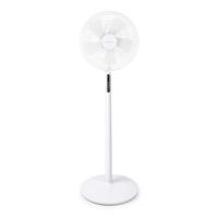 Nedis Standventilator / Durchmesser: 400 mm / 3-Geschwindigkeitsstufen / Oszillation / 45 W / LED-Anzeige / Abschalt-Timer / Fernbedienung / Weiss