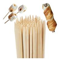 RELAXDAYS Stockbrot Spieße aus Bambus, 200er Set, 90 cm lange Marshmallowspieße, Lagerfeuer, Grillspieße Ø 5 mm, natur