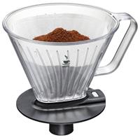 GEFU GMBH Gefu Fabiano Kaffeefilter Gr. 4, Kaffee Filter, Kaffeebereiter, Filtereinsatz, Zinkdruckguss / Stahl / Kunststoff, 15 cm, 16001
