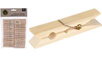 Huismerk Premium Wasknijpers Bamboe - 60 stuks