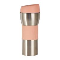 Xenos Thermo drinkfles - roze - 400 ml