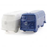 Fiftiesstore Volkswagen Zout&Peper Stelletje - Blauw/Wit