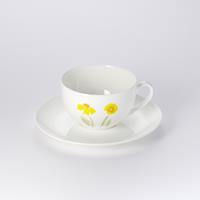 DIBBERN Impression Yellow Flower Class - Koffie/Theekop rond 0,25l